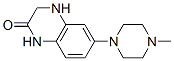 2(1H)-Quinoxalinone,  3,4-dihydro-6-(4-methyl-1-piperazinyl)- Struktur