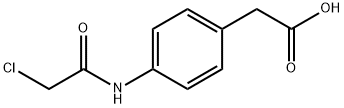 {4-[(CHLOROACETYL)AMINO]PHENYL}ACETIC ACID Struktur