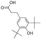 3-(4-hydroxy-3,5-ditert-butyl-phenyl)propanoic acid Struktur