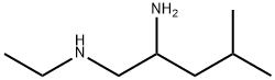 N2-Ethyl-4-methyl-pentane-1,2-diamine Struktur