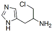 1H-Imidazole-5-ethanamine,  -alpha--(chloromethyl)- Struktur