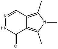 5,6,7-TRIMETHYL-2,6-DIHYDRO-1H-PYRROLO[3,4-D]PYRIDAZIN-1-ONE Struktur