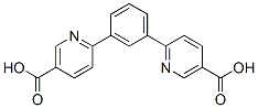 1,3-Bis(5-carboxypyridin-2-yl)benzene Struktur