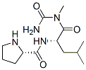 (2S)-N-[(1S)-1-(carbamoylmethylcarbamoyl)-3-methyl-butyl]pyrrolidine-2-carboxamide Struktur