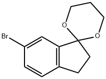 6-Bromo-1,1-(propylenedioxo)-indane Struktur