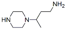 1-Piperazinepropanamine,-gamma--methyl-(9CI) Struktur