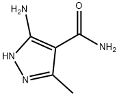 5-Amino-3-methyl-1H-pyrazole-4-carboxamide sulphate Struktur