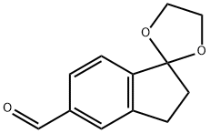 5-FORMYL-INDAN-1-ONE 1,2-ETHANEDIOL KETAL Struktur