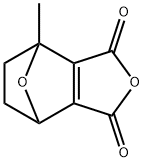 1-METHYL7-OXABICYCLO[2.2.1]HEPT-2-ENE-2,3-DICARBOXYLIC ANHYDRIDE Struktur