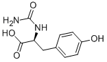 N-CARBAMYL-L-TYROSINE CRYSTALLINE Struktur