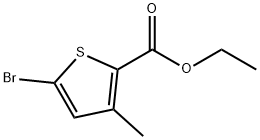 2-Thiophenecarboxylic acid, 5-broMo-3-Methyl-, ethyl ester Struktur