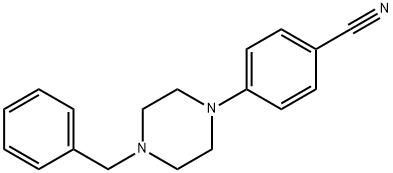 4-(4-benzylpiperazin-1-yl)benzonitrile Struktur