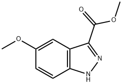 METHYL 5-METHOXY-1H-INDAZOLE-3-CARBOXYLATE Struktur