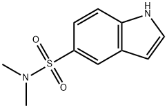 N,N-dimethyl-1H-indole-5-sulfonamide Struktur