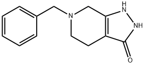 3H-PYRAZOLO[3,4-C]PYRIDIN-3-ONE, 1,2,4,5,6,7-HEXAHYDRO-6-(PHENYLMETHYL)- Struktur