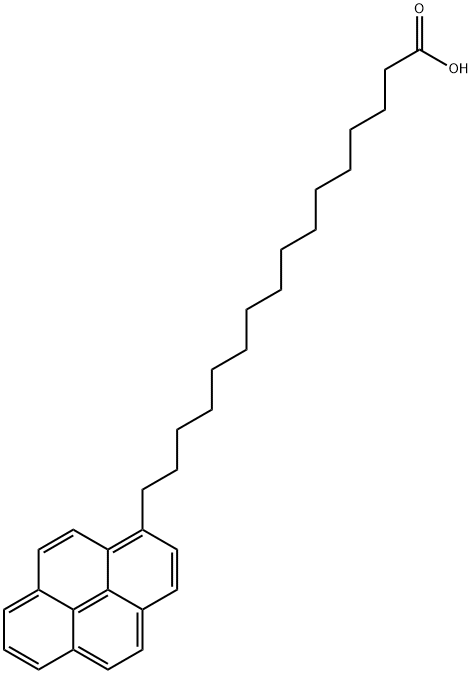 1-Pyrenehexadecanoicacid Struktur