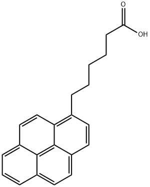 1-PYRENEHEXANOIC ACID Struktur