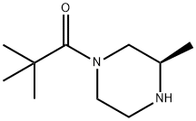 (R)-4-tert-butylcarbonyl-2-Methylpiperazine Struktur