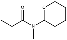 Propionamide,  N-methyl-N-(tetrahydropyran-2-yl)-  (7CI) Struktur