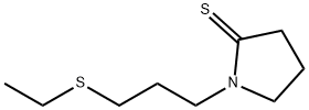 2-Pyrrolidinethione,  1-[3-(ethylthio)propyl]- Struktur