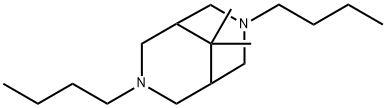 3,7-dibutyl-9,9-dimethyl-3,7-diazabicyclo[3.3.1]nonane Struktur