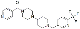 1-ISONICOTINOYL-4-(1-([6-(TRIFLUOROMETHYL)PYRIDIN-3-YL]METHYL)PIPERIDIN-4-YL)PIPERAZINE Struktur