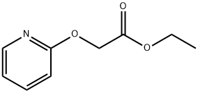 ACETIC ACID, (2-PYRIDYLOXY)-, ETHYL ESTER Struktur