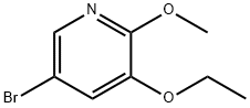 5-bromo-3-ethoxy-2-methoxypyridine Struktur