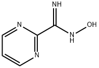 2-Pyrimidinecarboximidamide,N-hydroxy- Struktur