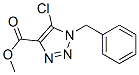 methyl 1-benzyl-5-chloro-triazole-4-carboxylate Struktur