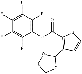 Pentafluorophenyl 3-(1,3-dioxolan-2-yl)thiophene-2-carboxylate price.