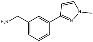 3-(1-METHYL-1H-PYRAZOL-3-YL)BENZYLAMINE Struktur