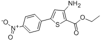 ETHYL 3-AMINO-5-(4-NITROPHENYL)THIOPHEN& Struktur