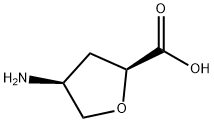 2-Furancarboxylicacid,4-aminotetrahydro-,cis-(9CI) Struktur