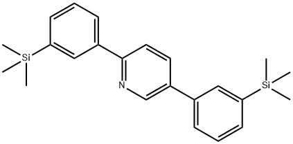 2,5-Di(3-(trimethylsilyl)phenyl)pyridine Struktur