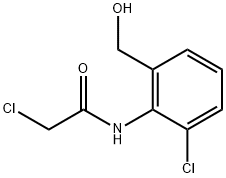 2-Chloro-N-[2-chloro-6-(hydroxyMethyl)phenyl]-acetaMide Struktur