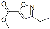 5-Isoxazolecarboxylic  acid,  3-ethyl-,  methyl  ester Struktur