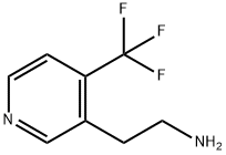 2-(4-Trifluoromethyl-pyridin-3-yl)-ethylamine Struktur