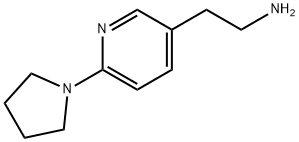 2-(6-(吡咯烷-1-基)吡啶-3-基)乙烷-1-胺, 910411-78-8, 結構式