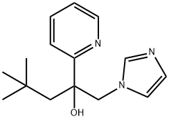 1-(1H-IMIDAZOL-1-YL)-4,4-DIMETHYL-2-(2-PYRIDINYL)-2-PENTANOL Struktur