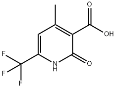 2-HYDROXY-4-METHYL-6-(TRIFLUOROMETHYL)NICOTINIC ACID Struktur