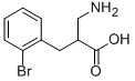 2-AMINOMETHYL-3-(2-BROMO-PHENYL)-PROPIONIC ACID Struktur