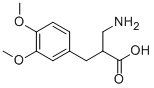 2-AMINOMETHYL-3-(3,4-DIMETHOXY-PHENYL)-PROPIONIC ACID Struktur