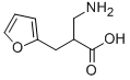 3-amino-2-(furan-2-ylmethyl)propanoic acid Struktur