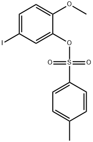 5-Iodo-2-Methoxyphenyl 4-Methyl benzenesulfonate Struktur