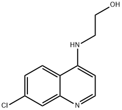 2-(7-CHLOROQUINOLIN-4-YLAMINO)ETHANOL Struktur