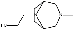 3,8-Diazabicyclo[3.2.1]octane-8-ethanol,3-methyl-(7CI) Struktur