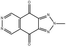 2-METHYL-2H-[1,2,3]TRIAZOLO[4,5-G]PHTHALAZINE-4,9-DIONE Struktur