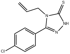 4-ALLYL-5-(4-CHLOROPHENYL)-4H-1,2,4-TRIAZOLE-3-THIOL Struktur