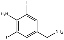 4-(aMinoMethyl)-2-fluoro-6-iodoaniline Struktur